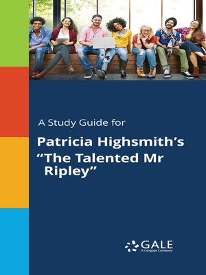 cover image of A Study Guide for Patricia Highsmith's "The Talented Mr Ripley"